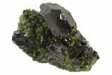Lustrous, Dark Green, Epidote Crystal Cluster - Pakistan #91947-1